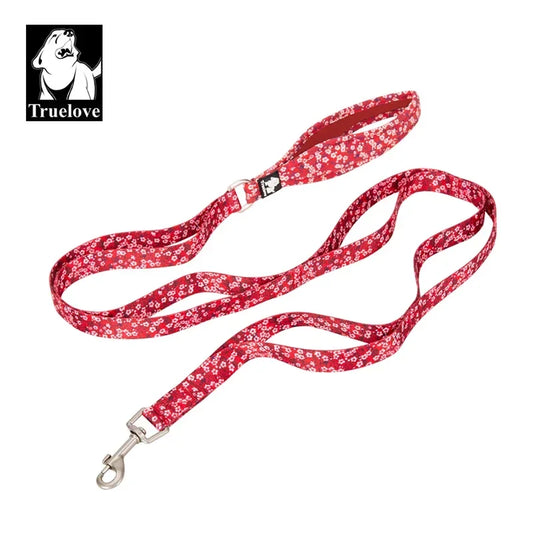 Truelove Floral Pet Leash – Neoprene Padded Handle