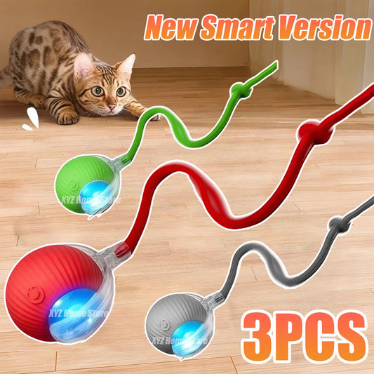 Automatic Interactive Cat Ball – Rechargeable Smart Toy