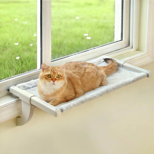 Window Sill Cat Perch – Adjustable Indoor Cat Hammock