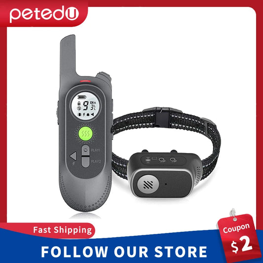 Remote Dog Training Collar – Waterproof Shock & Vibration